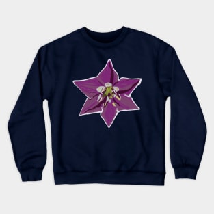 Purple Chili Pepper Blossom Crewneck Sweatshirt